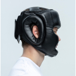 Шлем боксерский закрытый Reyvel, Черный